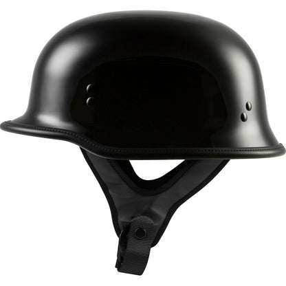 Highway 21 9MM German Beanie Helmet - Gloss Black