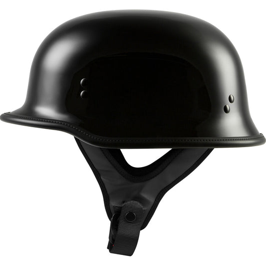 Highway 21 9MM German Beanie Helmet - Gloss Black
