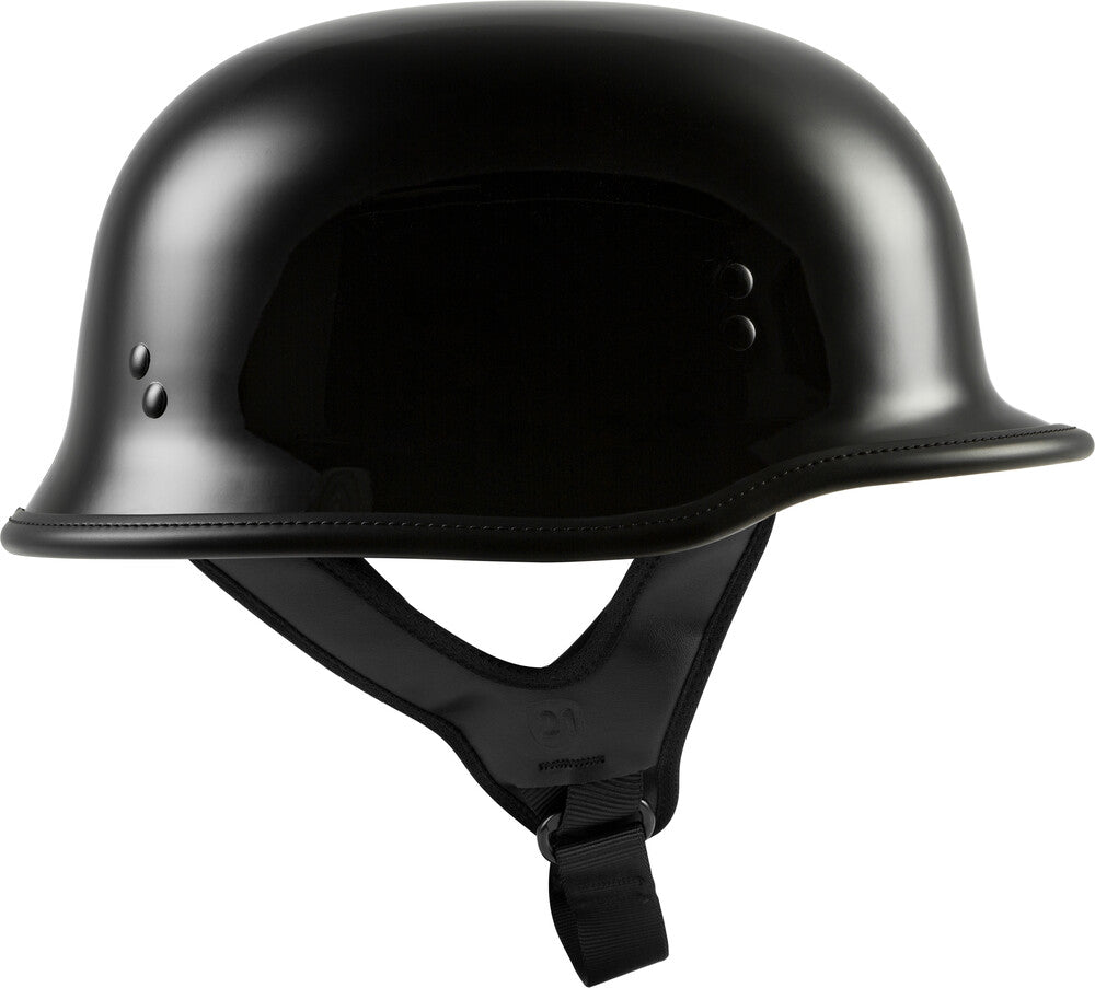 Highway 21 9MM German Beanie Helmet - Gloss Black