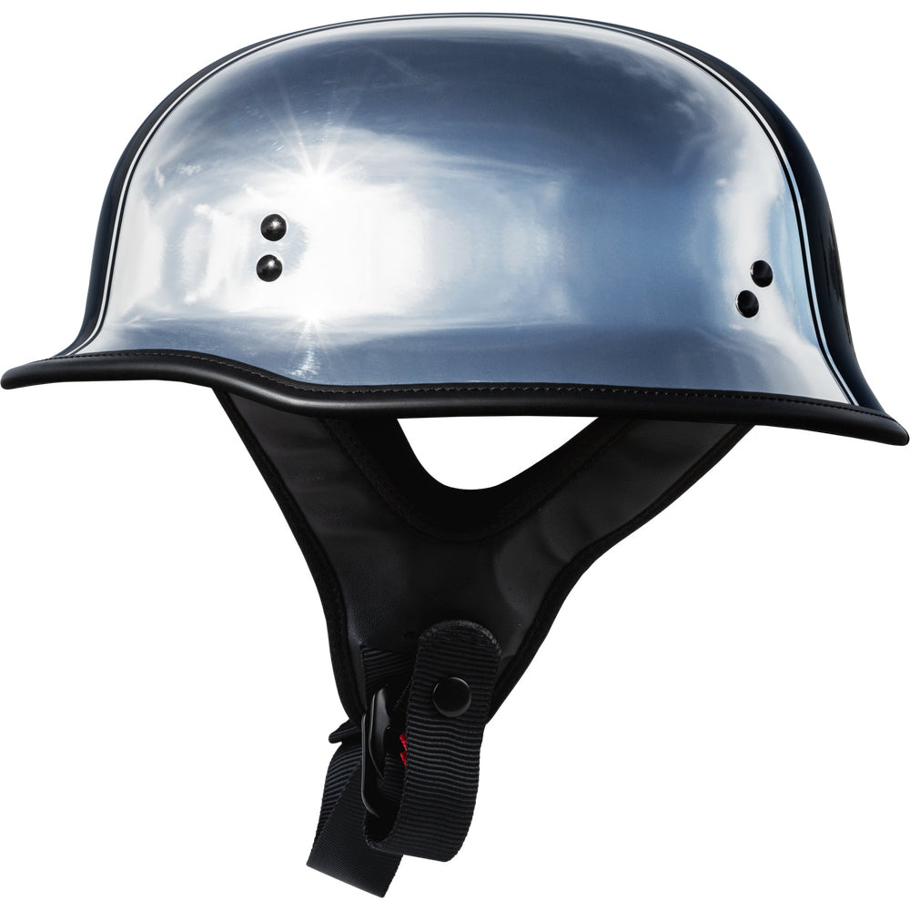 Highway 21 9MM German Beanie Helmet - Chrome