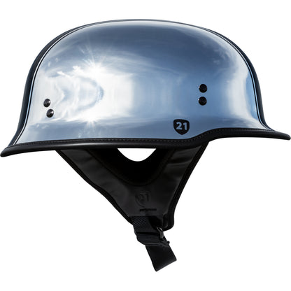 Highway 21 9MM German Beanie Helmet - Chrome