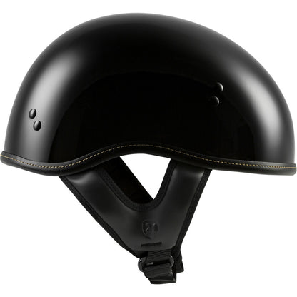 Highway 21 .357 Half Helmet - Gloss Black