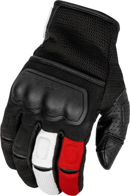 Fly Racing CoolPro Force Gloves - 476-4127 - Black/White/Red