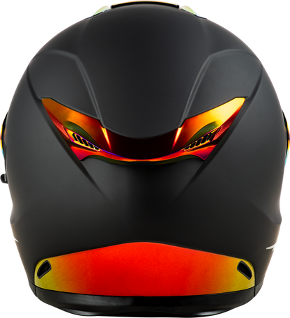 Fly Racing Sentinel Recon Helmet - Matte Black/Fire Chrome - 73-8427 -