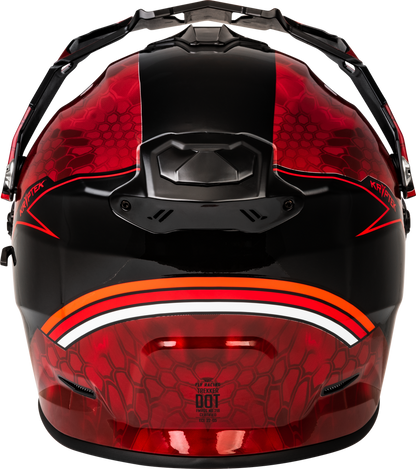 Fly Racing Trekker Kryptek Conceal Helmet - 73-7029 - Red/Black