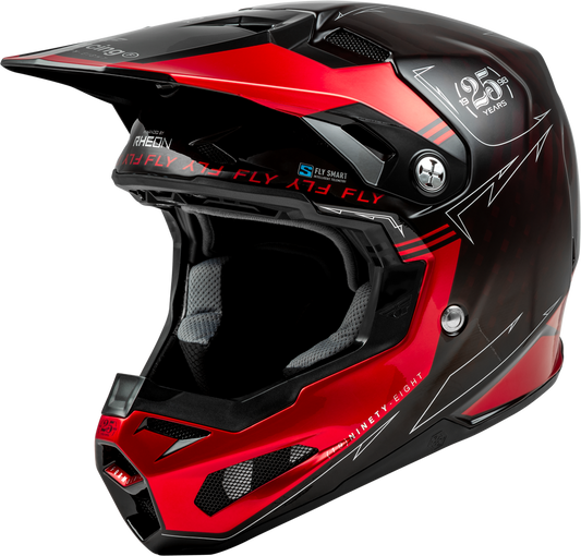 Fly Racing Formula S Carbon Legacy Helmet (2024) - 73-4447 - Red Carbon/Black