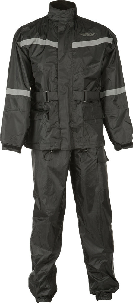 Fly Racing 2 Piece Rain Suit - Black - 479-8017 -