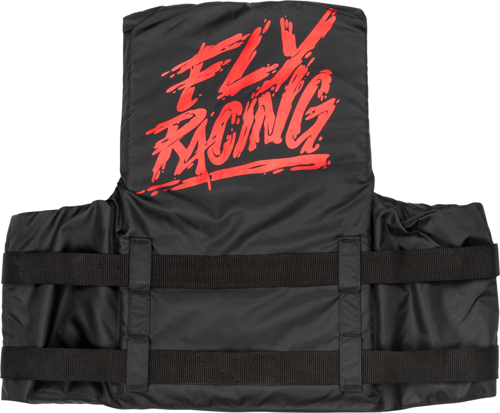 Fly Racing Nylon Flotation Life Vest - 221-30410 - Black/Red