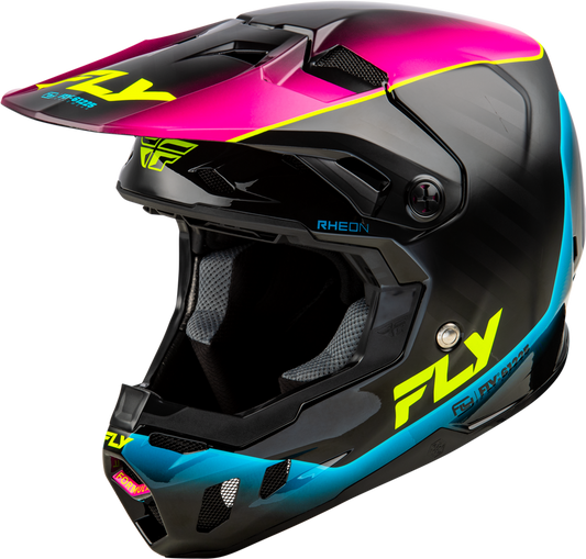 Fly Racing Formula CC Underglow Helmet - Black/Pink/Blue - M73-4350 -