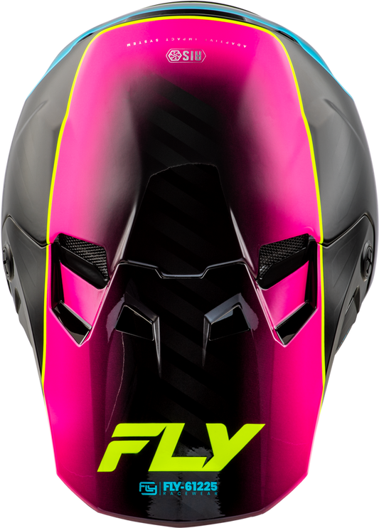 Fly Racing Formula CC Underglow Helmet - Black/Pink/Blue - M73-4350 -