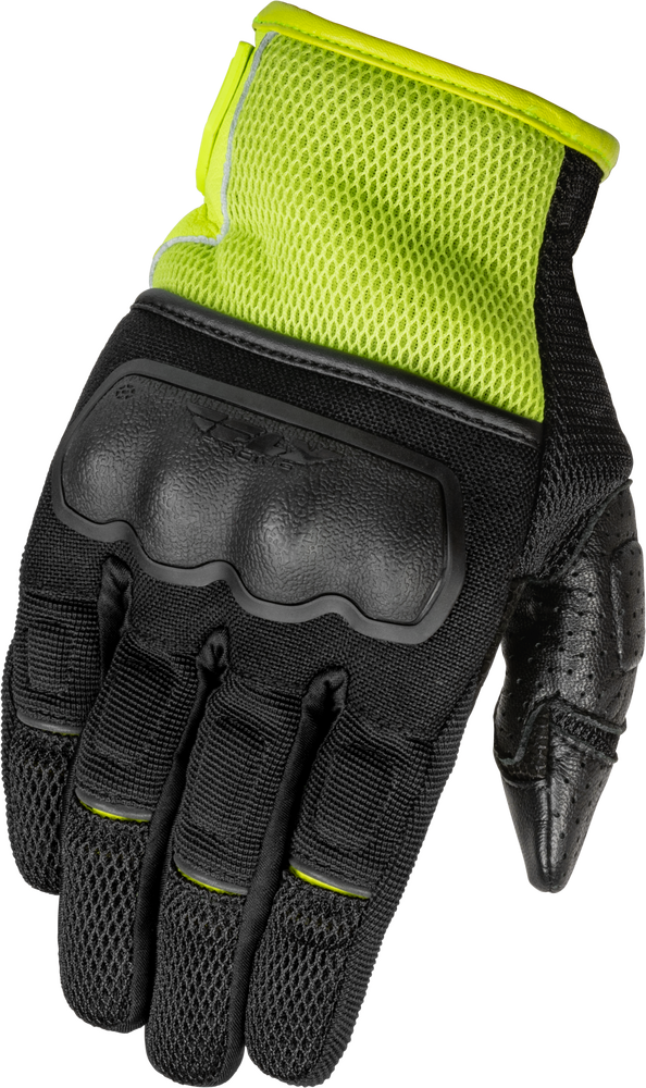 Fly Racing CoolPro Force Gloves - 476-4128 - Black/Hi-Vis Yellow