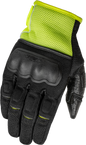 Fly Racing CoolPro Force Gloves - 476-4128 - Black/Hi-Vis Yellow