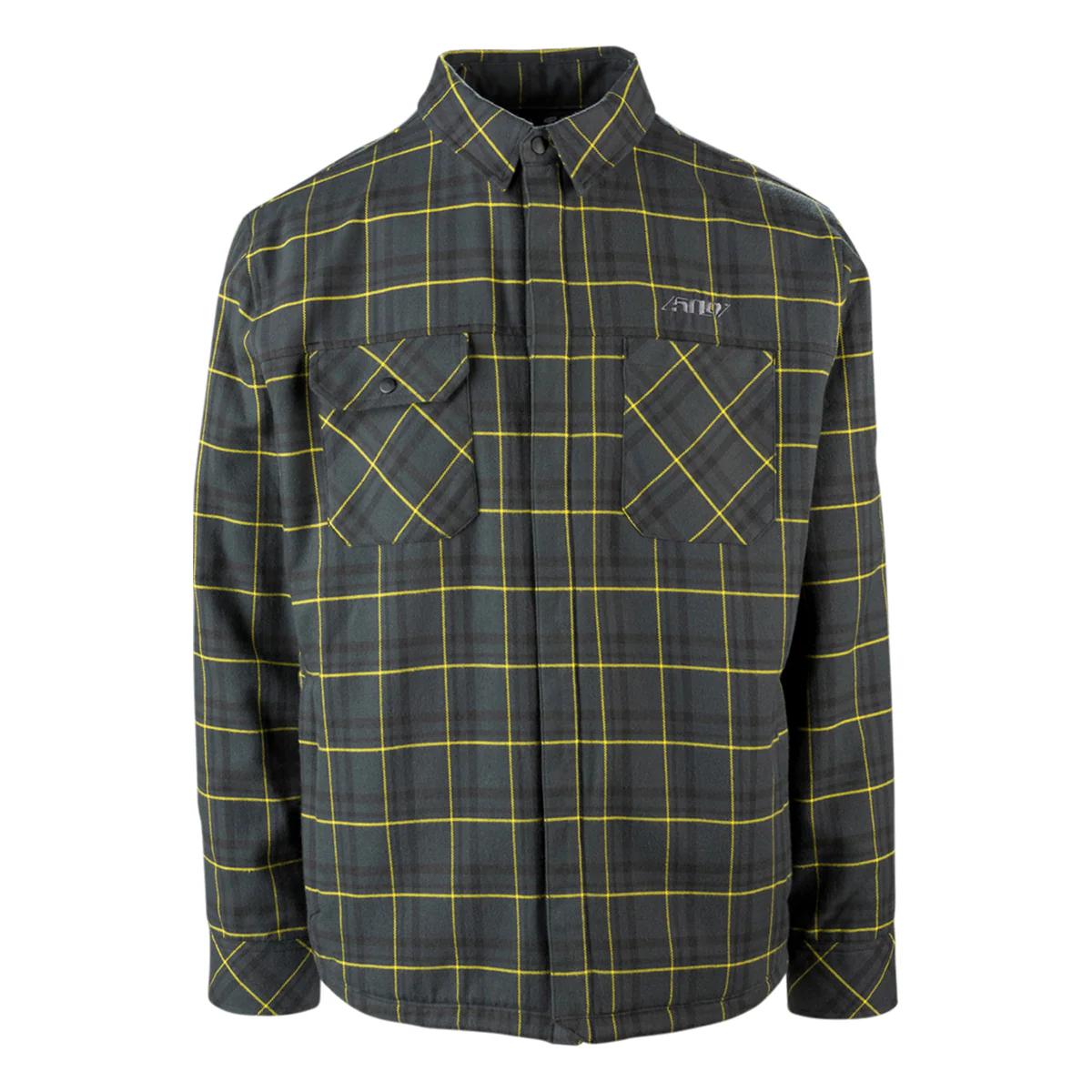 509 Flannel Shacket - F09017600 - Black Vis
