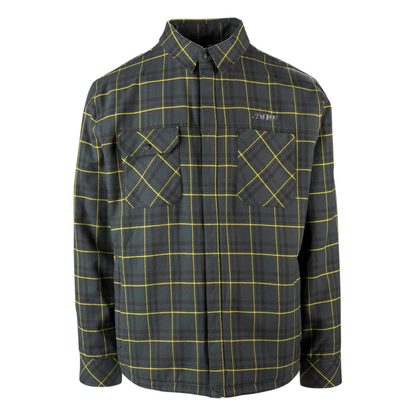 509 Flannel Shacket - F09017600 - Black Vis
