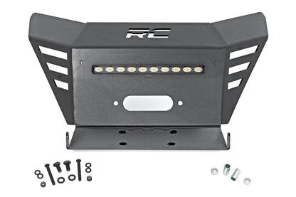 Rough Country Winch Bumper with Integrated 10" LED Light Bar for Honda Pioneer 520