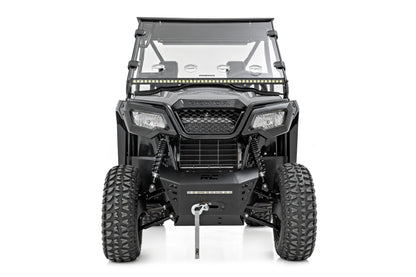 Rough Country Winch Bumper with Integrated 10" LED Light Bar for Honda Pioneer 520
