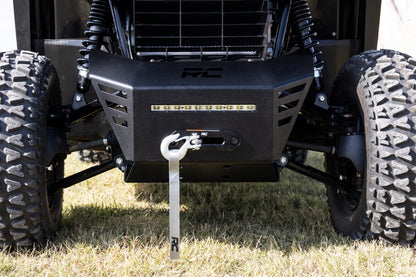 Rough Country Winch Bumper with Integrated 10" LED Light Bar for Honda Pioneer 520