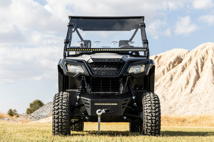 Rough Country Winch Bumper with Integrated 10" LED Light Bar for Honda Pioneer 520