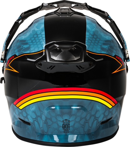 Fly Racing Trekker Cold Weather Kryptek Conceal Helmet Electric Shield - 73-31362 - Slate/Black/Red