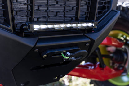 Rough Country Winch Mount with 10" Integrated LED Light Bar for Polaris RZR Pro R