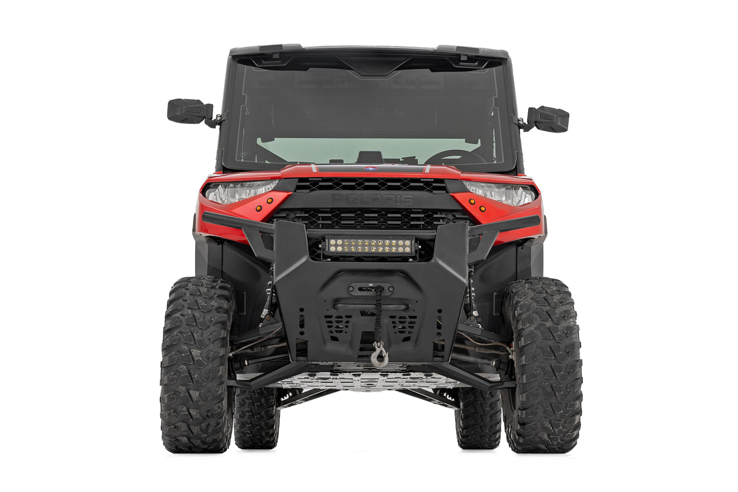 Rough Country Black Aluminum High Clearance +2" Forward Control Arms for 2018-20 Polaris Ranger 1000XP
