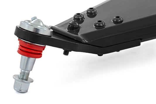 Rough Country Black Aluminum High Clearance +2" Forward Control Arms for 2021-26 Polaris Ranger 1000XP