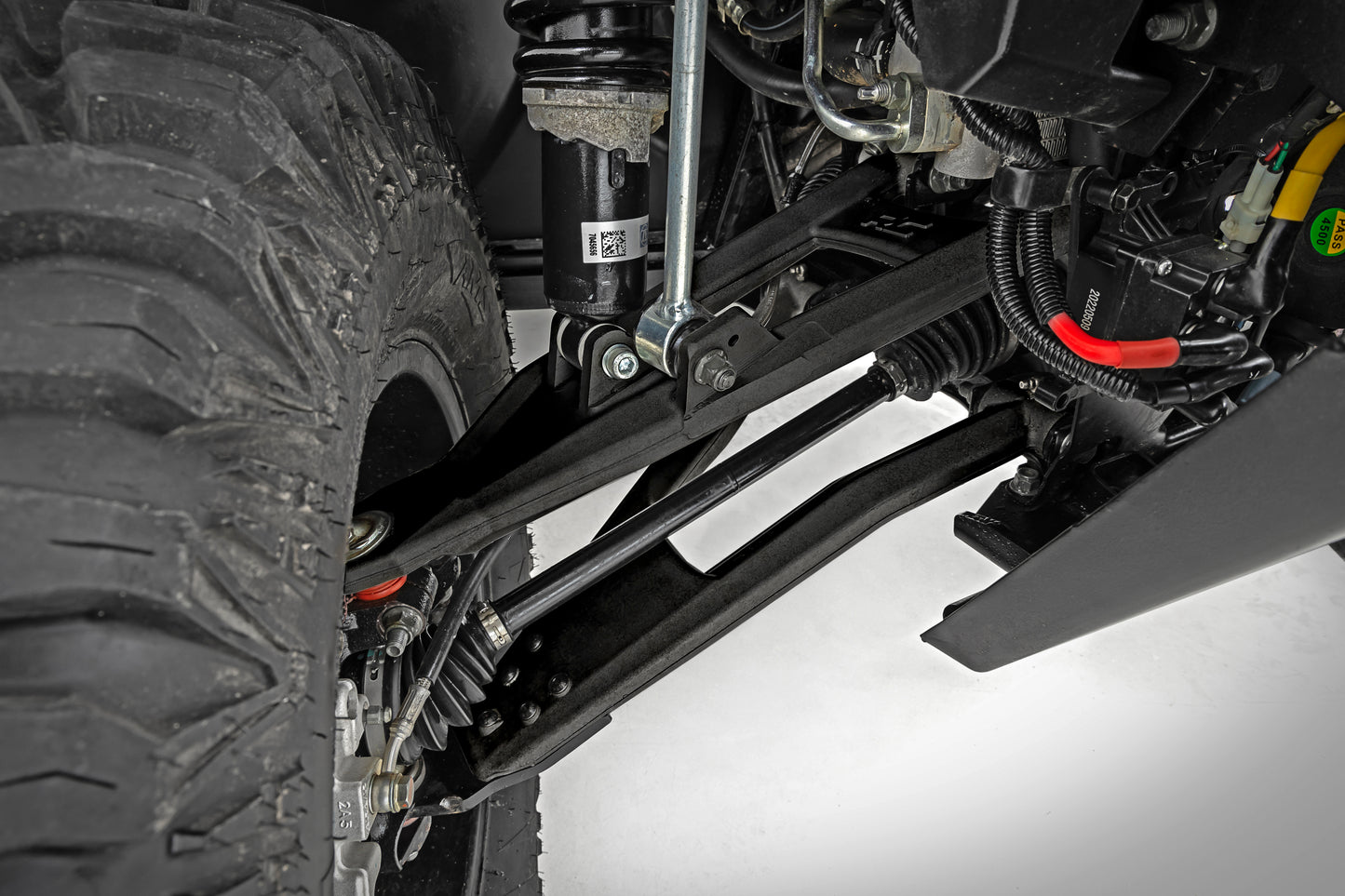 Rough Country Black Aluminum High Clearance +2" Forward Control Arms for 2021-26 Polaris Ranger 1000XP