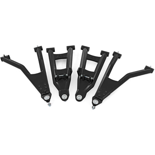 Rough Country Black Aluminum High Clearance +2" Forward Control Arms for 2021-26 Polaris Ranger 1000XP