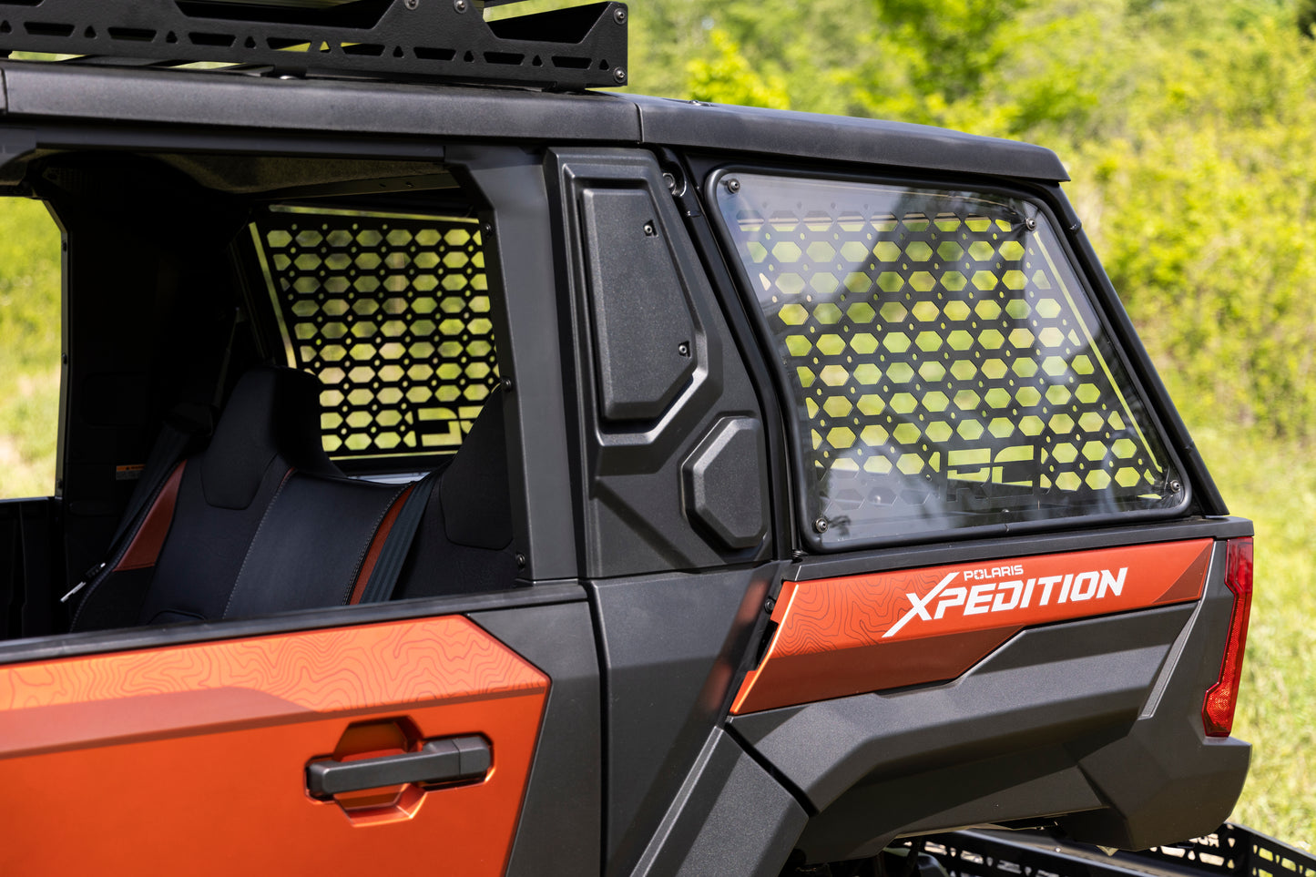 Rough Country Bed Side Rear Windows for Polaris XPEDITION ADV 5