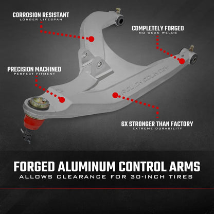 Rough Country Aluminum High Clearance +2" Forward Control Arms for Can-Am Defender HD 5/HD 8/HD 9/HD 10