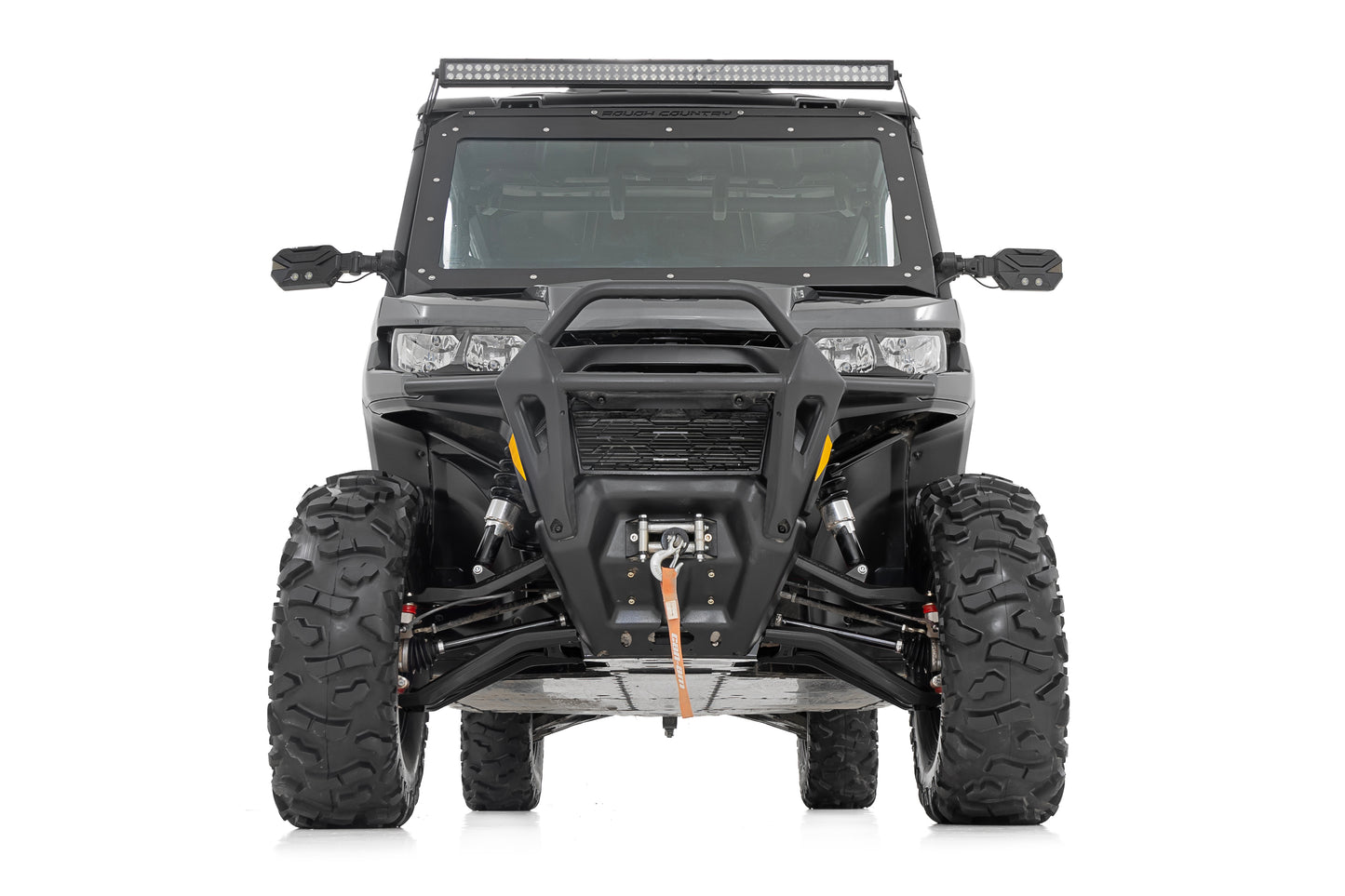 Rough Country Black Aluminum High Clearance +2" Forward Control Arms for Can-Am Defender HD 5/HD 8/HD 9/HD 10