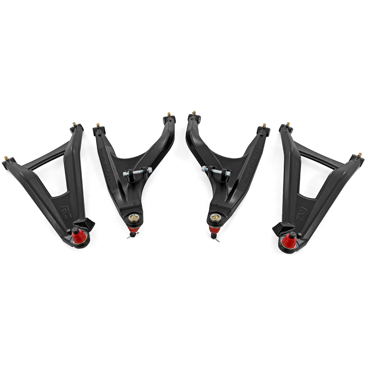 Rough Country Black Aluminum High Clearance +2" Forward Control Arms for Can-Am Defender HD 5/HD 8/HD 9/HD 10