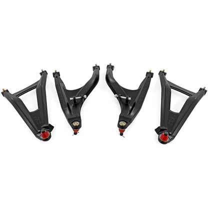 Rough Country Black Aluminum High Clearance +2" Forward Control Arms for Can-Am Defender HD 5/HD 8/HD 9/HD 10