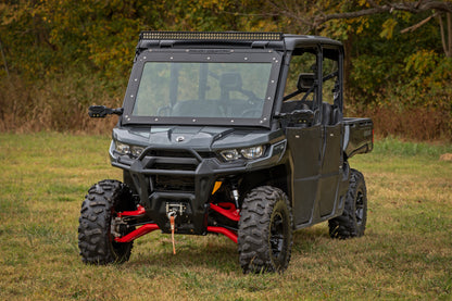 Rough Country Red Aluminum High Clearance +2" Forward Control Arms for Can-Am Defender HD 5/HD 8/HD 9/HD 10
