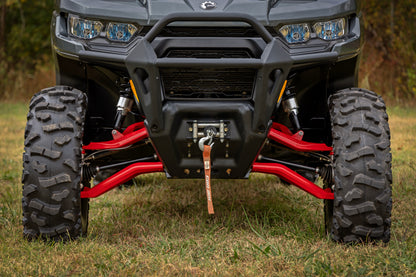 Rough Country Red Aluminum High Clearance +2" Forward Control Arms for Can-Am Defender HD 5/HD 8/HD 9/HD 10