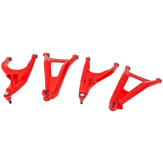 Rough Country Red Aluminum High Clearance +2" Forward Control Arms for Can-Am Defender HD 5/HD 8/HD 9/HD 10