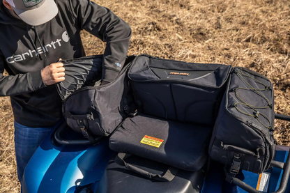 Kolpin Atv Matrix Seat Rack Bag - Black