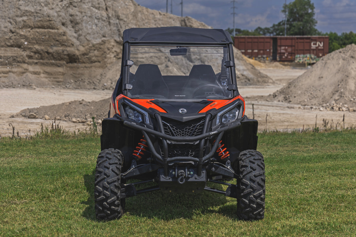 Rough Country Full Windshield - Scratch Resistant - for Can-Am Maverick Sport 1000R