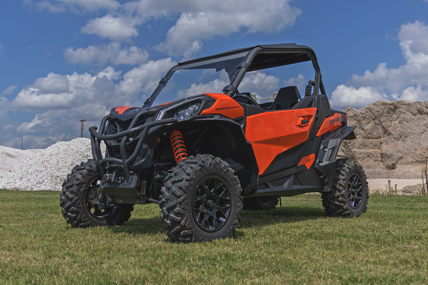 Rough Country Full Windshield - Scratch Resistant - for Can-Am Maverick Sport 1000R