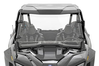 Rough Country Full Windshield - Scratch Resistant - for Polaris RZR Pro/Turbo R with Factory Poly Sport Roof