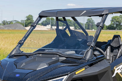 Rough Country Full Windshield - Scratch Resistant - for Polaris RZR Pro/Turbo R with Factory Poly Sport Roof