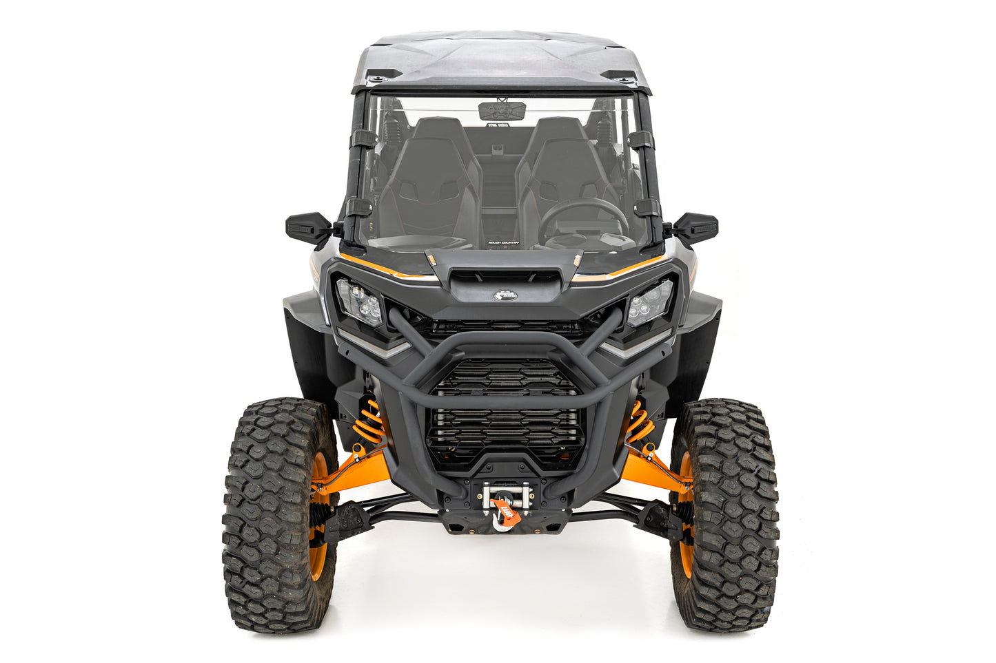 Rough Country Full Windshield - Scratch Resistant - for Can-Am Commander 1000R