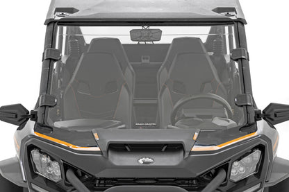 Rough Country Full Windshield - Scratch Resistant - for Can-Am Commander 1000R