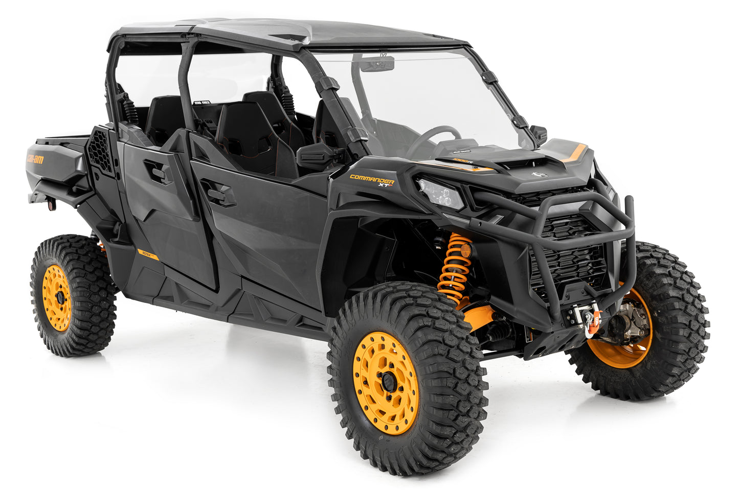 Rough Country Full Windshield - Scratch Resistant - for Can-Am Commander 1000R