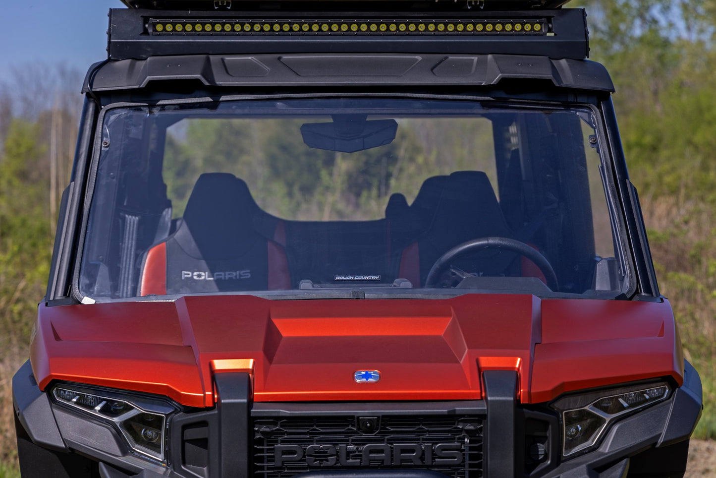 Rough Country Full Windshield - Scratch Resistant - for Polaris Xpedition