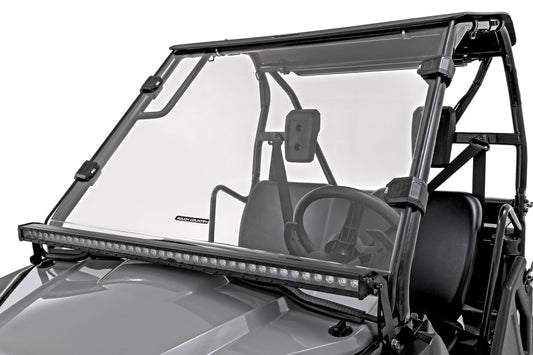 Rough Country Full Windshield - Scratch Resistant - for Honda Pioneer 520