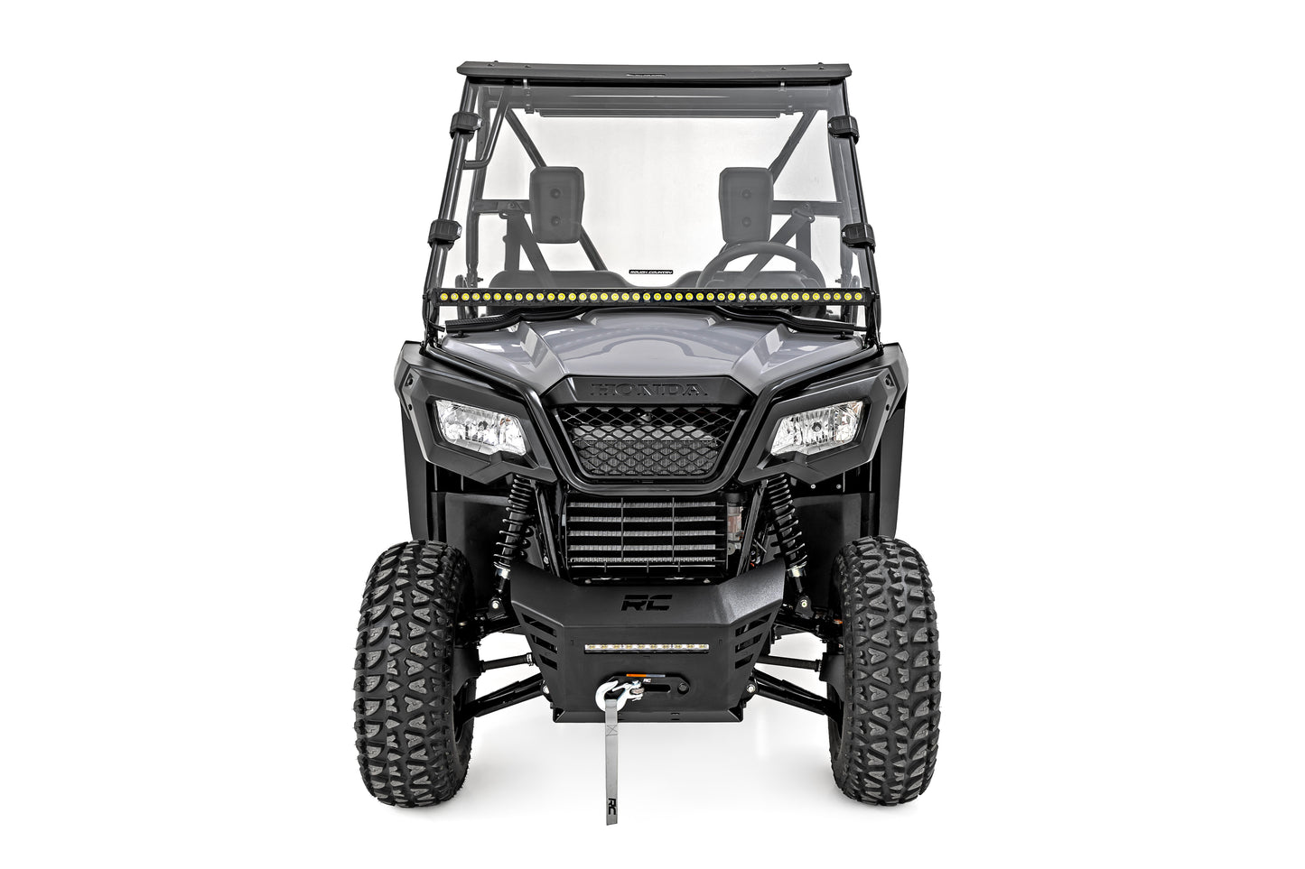 Rough Country Full Windshield - Scratch Resistant - for Honda Pioneer 520