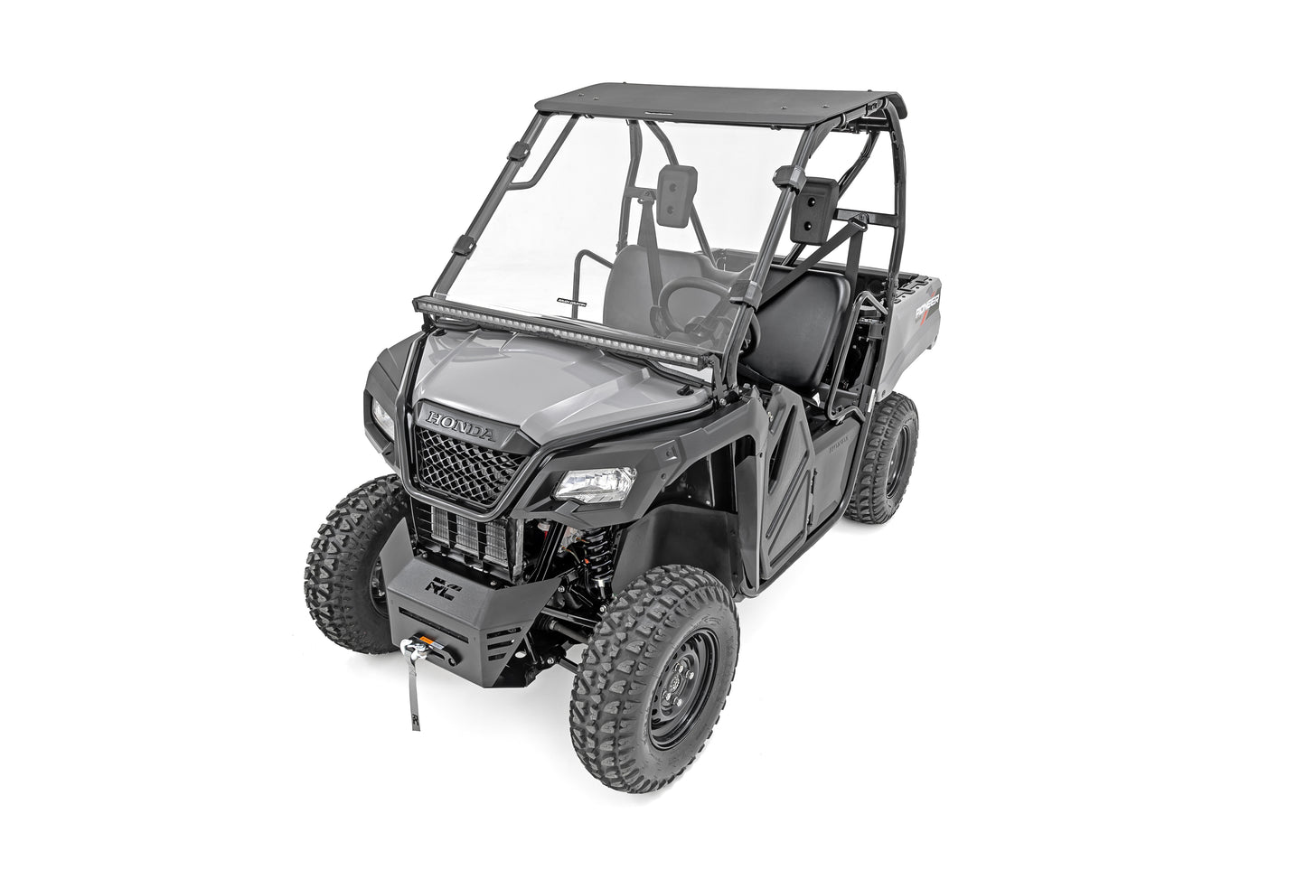 Rough Country Full Windshield - Scratch Resistant - for Honda Pioneer 520