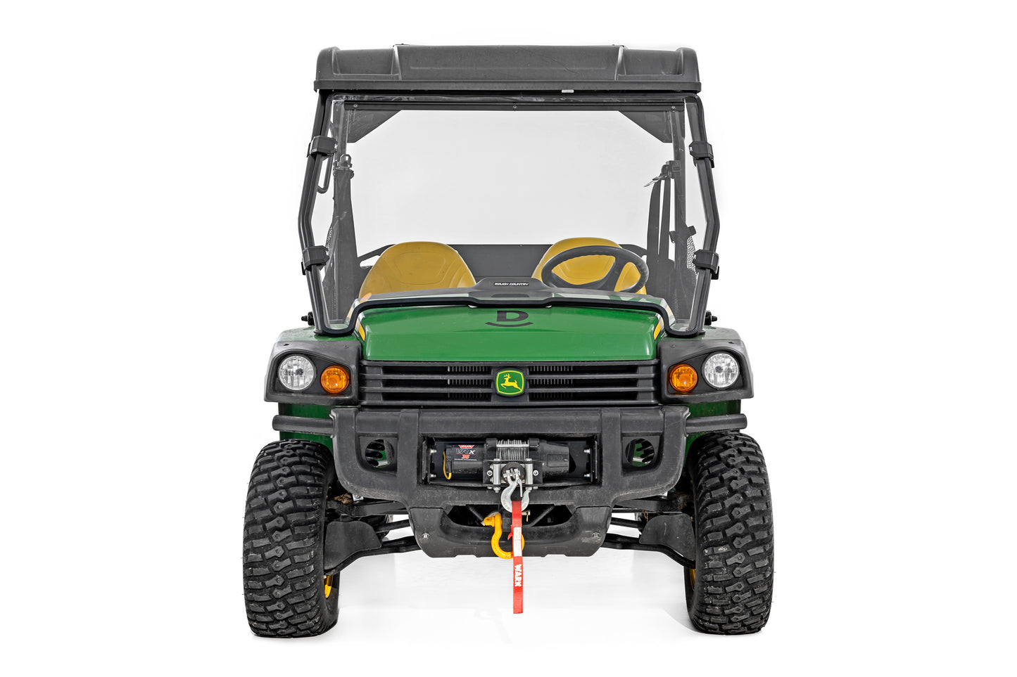 Rough Country Full Windshield - Scratch Resistant - for Select John Deere Gator Models