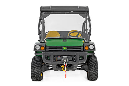 Rough Country Full Windshield - Scratch Resistant - for Select John Deere Gator Models